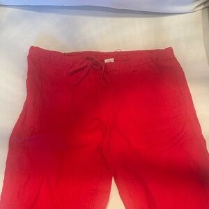 LONDONJEAN Red Women's Pants